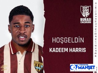 Bandırmaspor, Kadeem Harris'i kadrosuna kattı