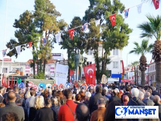 ATATÜRK AYVALIK’TA ÖZLEMLE ANILDI…