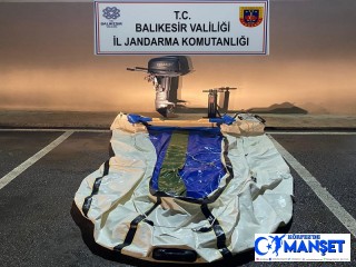 Balıkesir İl Jandarma Komutanlığınca, Suriye Uyruklu Düzensiz Göçmen Yakalandı!